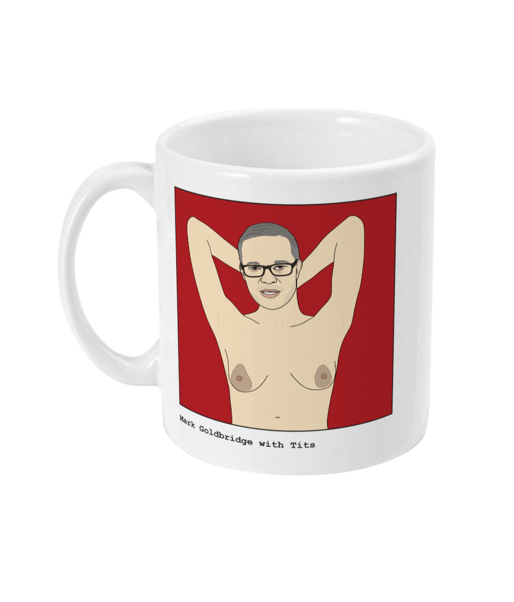 Mark Goldbridge with Tits