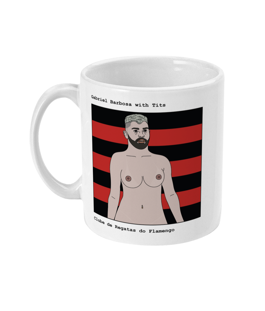 Gabriel Barbosa with Tits - Footballers with Tits