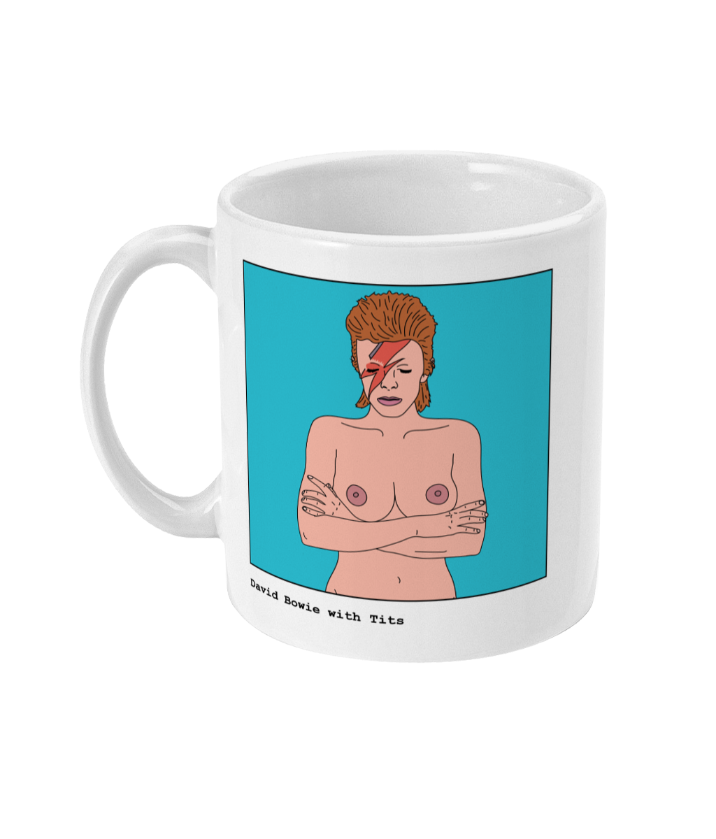 David Bowie with Tits