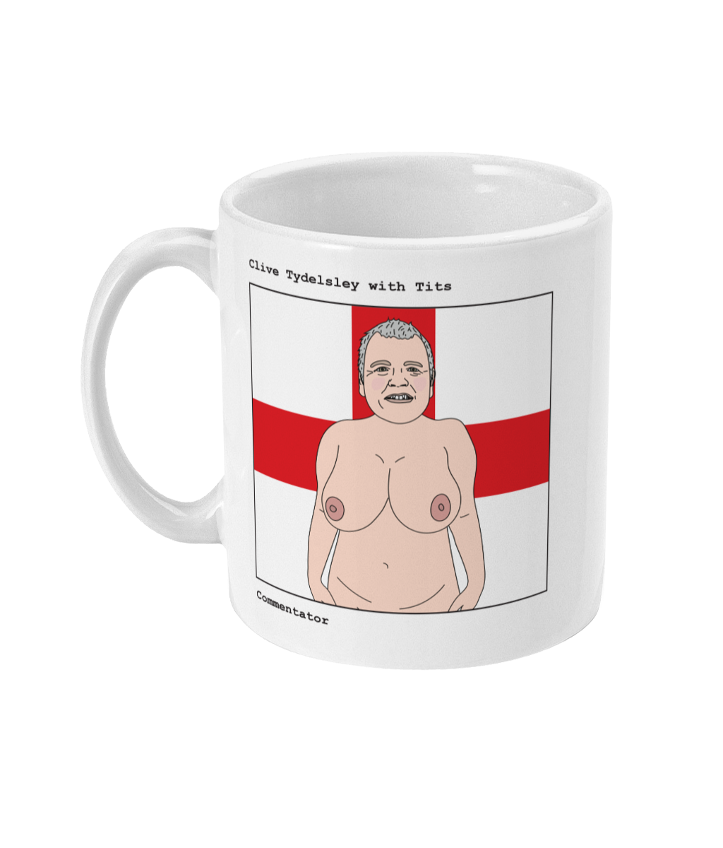 Clive Tyldesley with Tits - Footballers with Tits