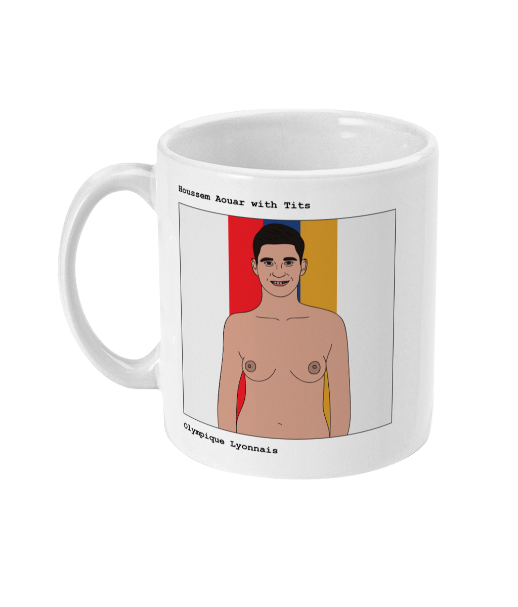 Houssem Aouar with Tits - Footballers with Tits