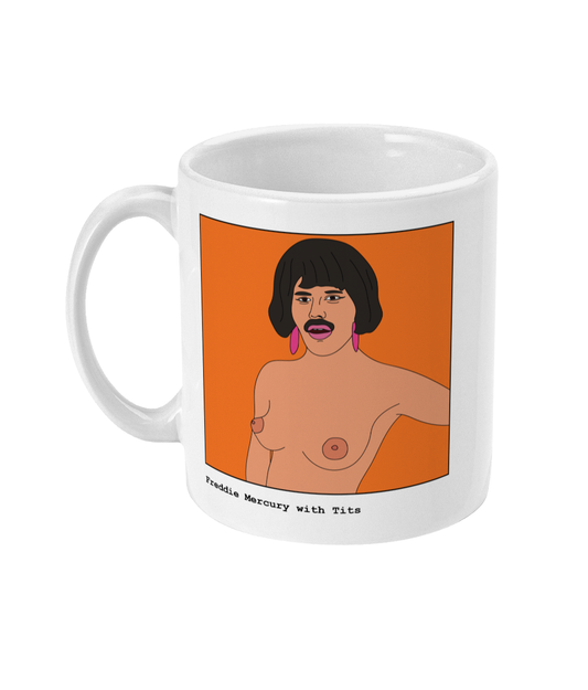 Freddie Mercury with Tits
