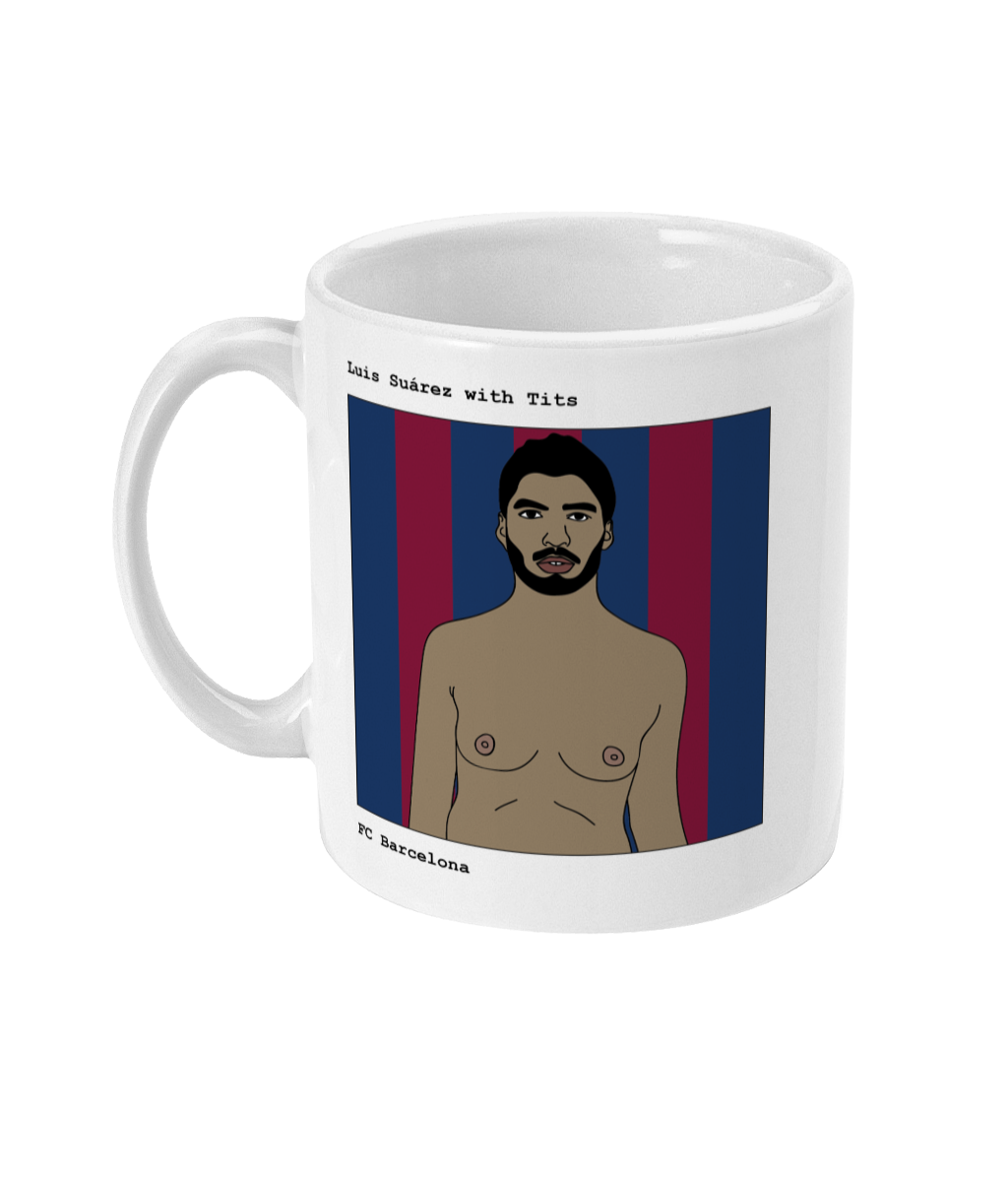 Luis Suárez with Tits - Footballers with Tits