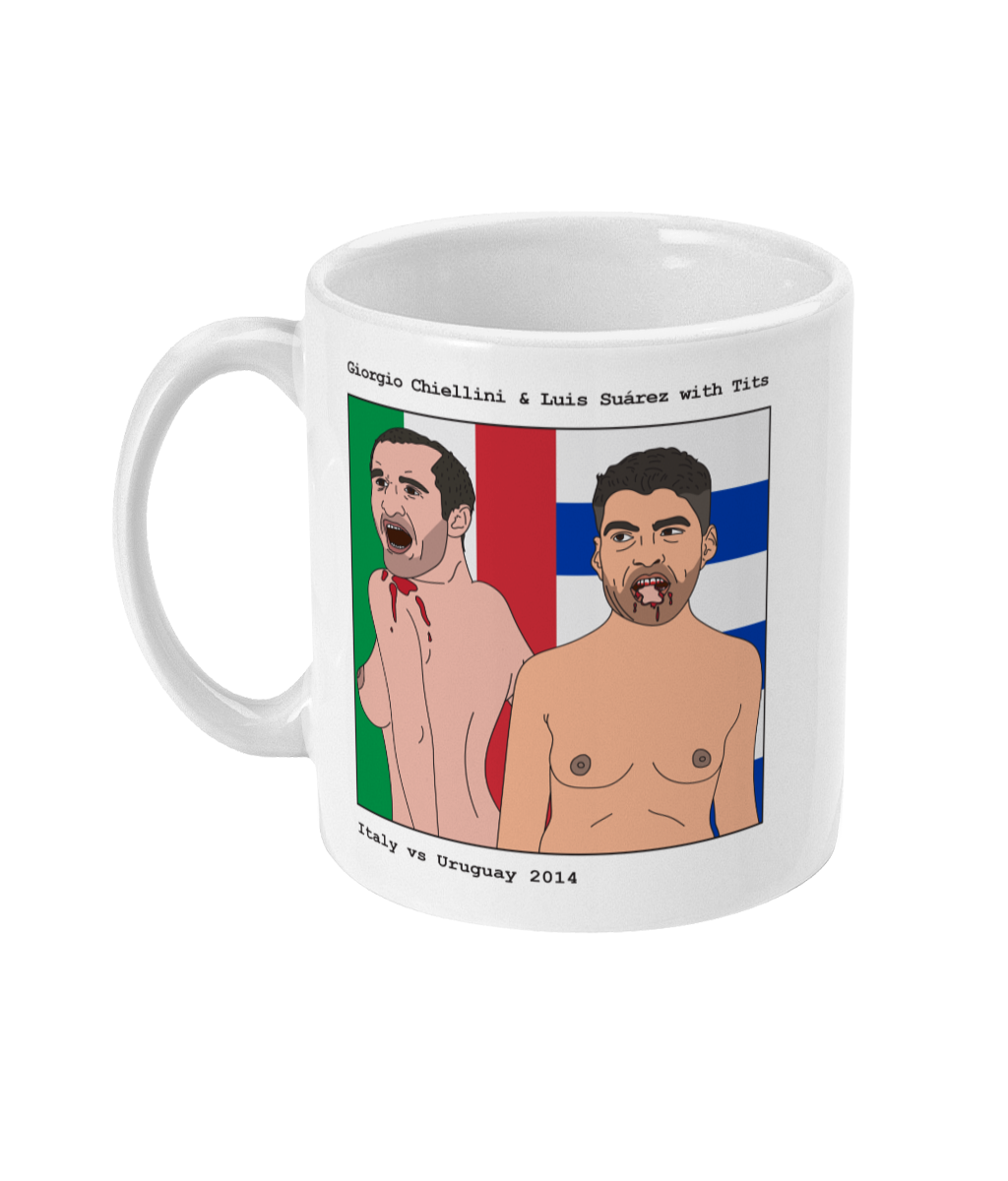 Giorgio Chiellini & Luis Suárez with Tits