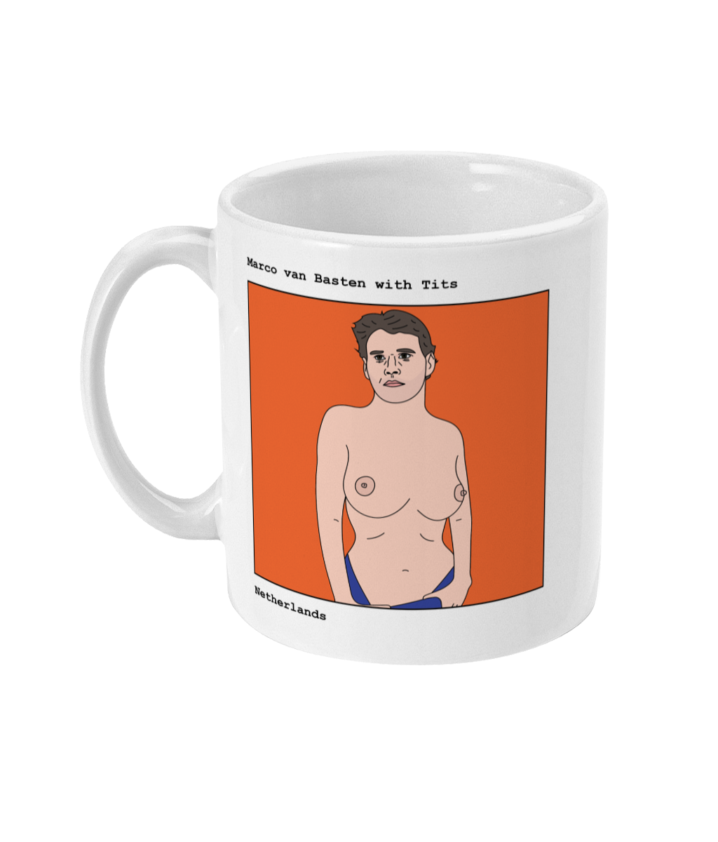 Marco van Basten with Tits - Footballers with Tits