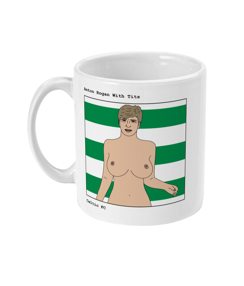 Anton Rogan with Tits - Footballers with Tits