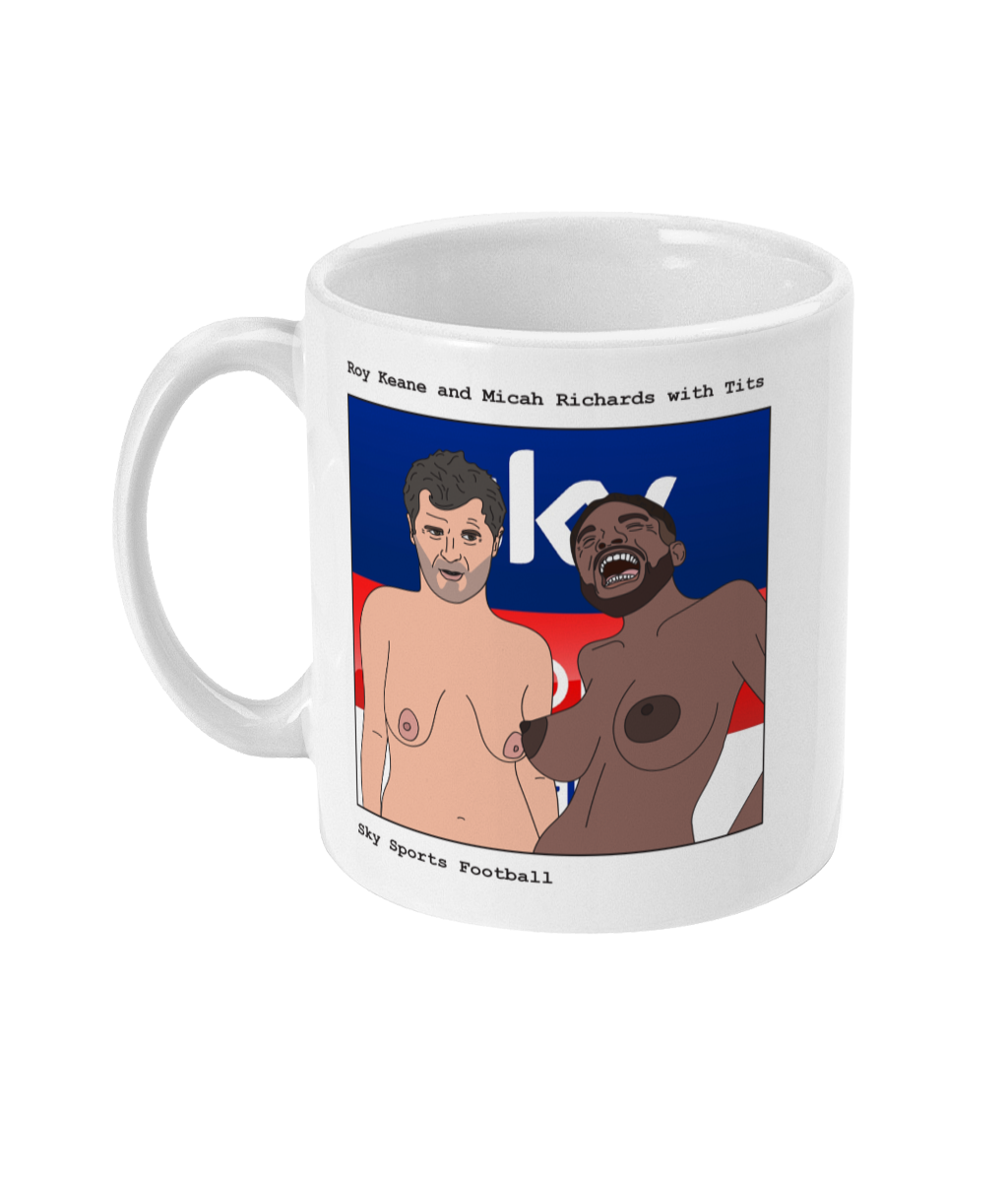 Roy Keane and Micah Richards with Tits