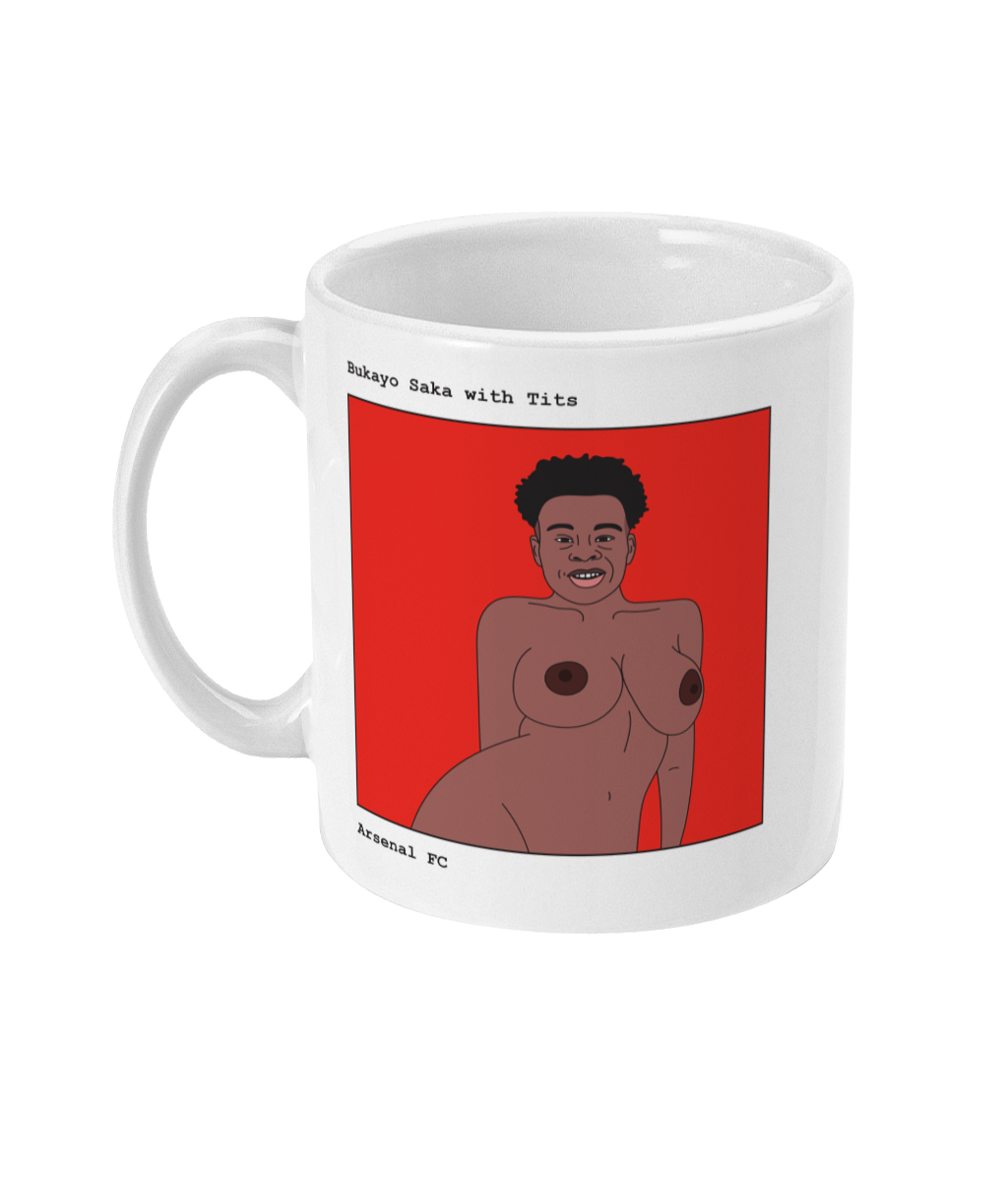 Bukayo Saka with Tits
