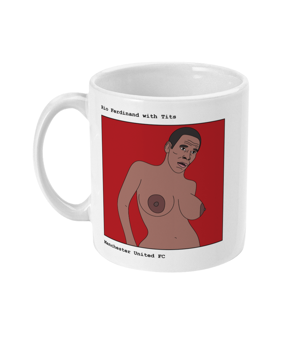 Rio Ferdinand with Tits - Footballers with Tits