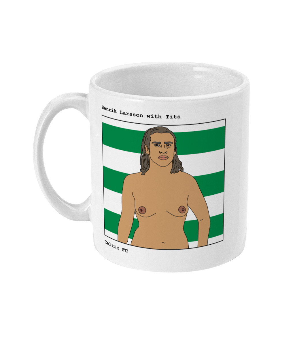 Henrik Larsson with Tits - Footballers with Tits
