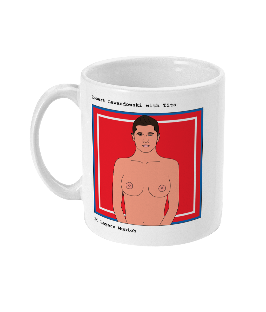 Robert Lewandowski with Tits - Footballers with Tits