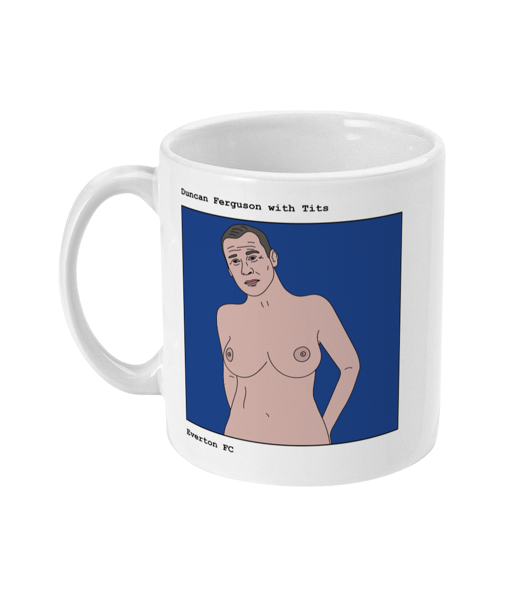 Duncan Ferguson with Tits - Footballers with Tits