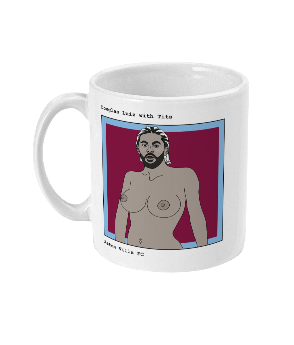 Douglas Luiz with Tits - Footballers with Tits