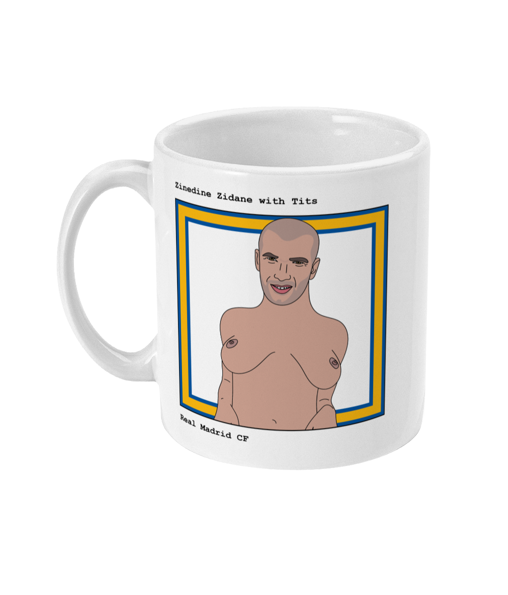 Zinedine Zidane with Tits - Footballers with Tits