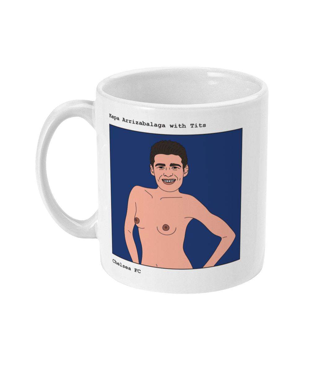 Kepa Arrizabalaga with Tits