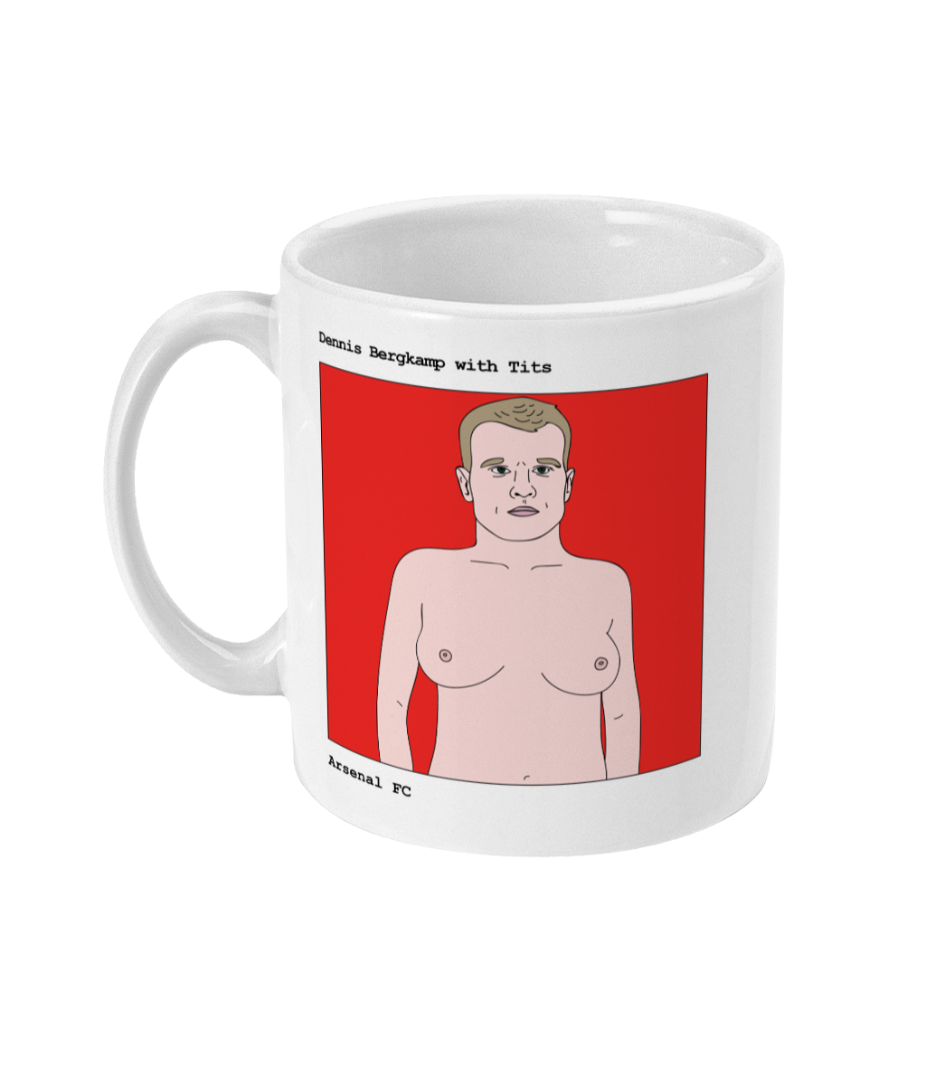 Dennis Bergkamp with Tits - Footballers with Tits
