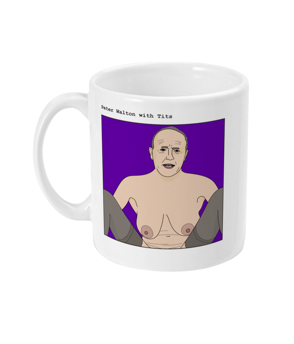 Peter Walton with Tits