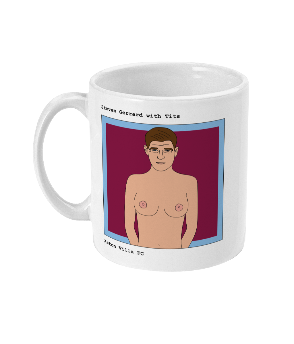 Steven Gerrard with Tits