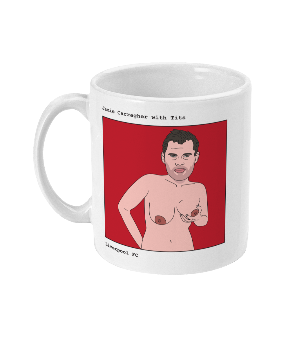 Jamie Carragher with Tits