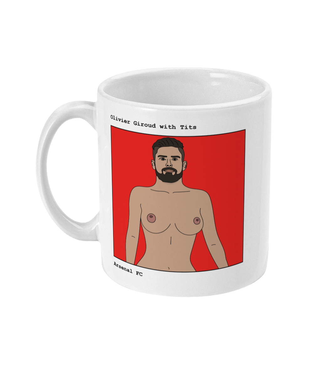 Olivier Giroud with Tits - Arsenal - Footballers with Tits