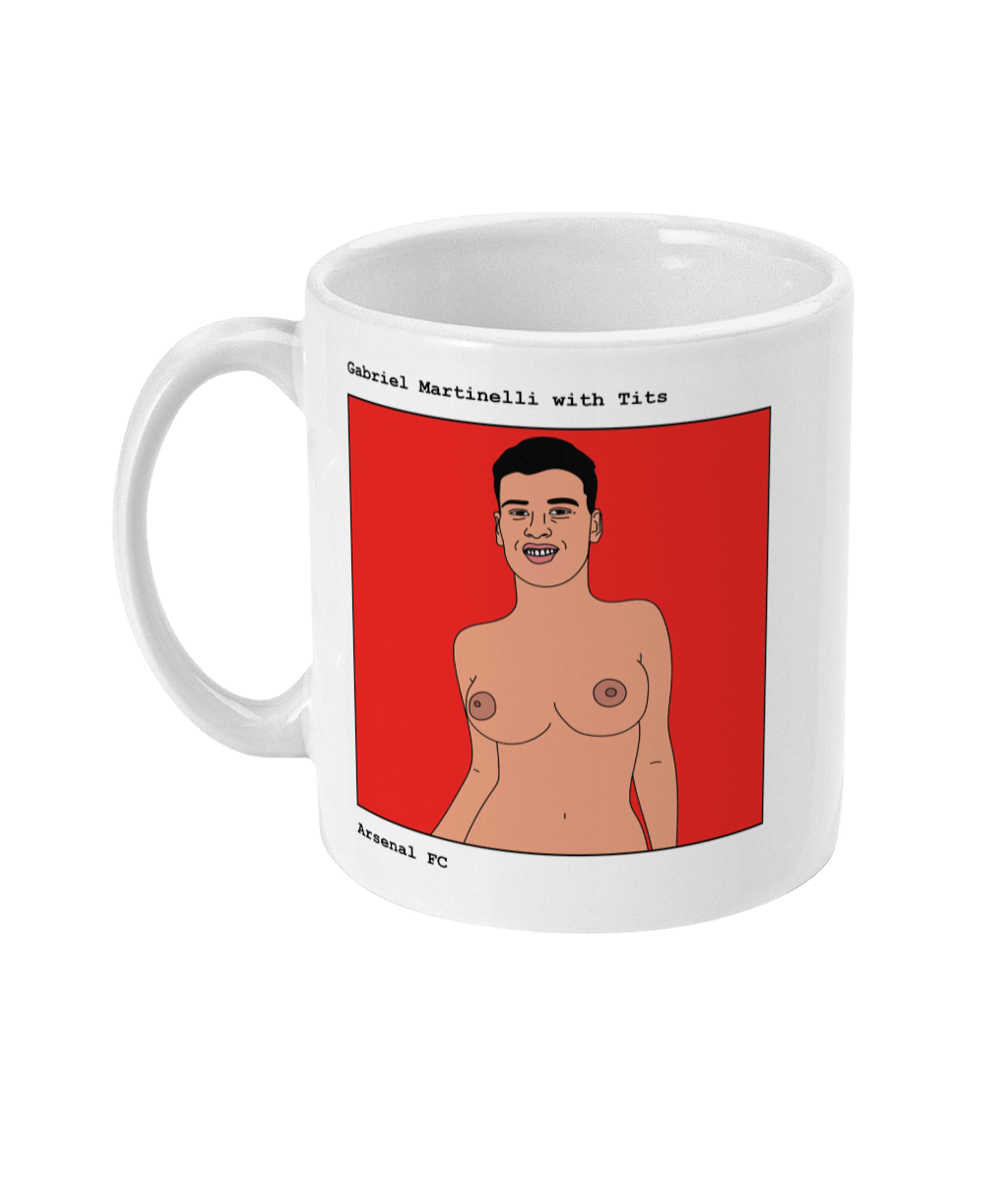 Gabriel Martinelli with Tits - Footballers with Tits