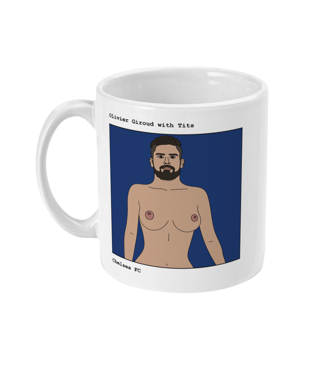 Oliver Giroud with Tits - Chelsea - Footballers with Tits