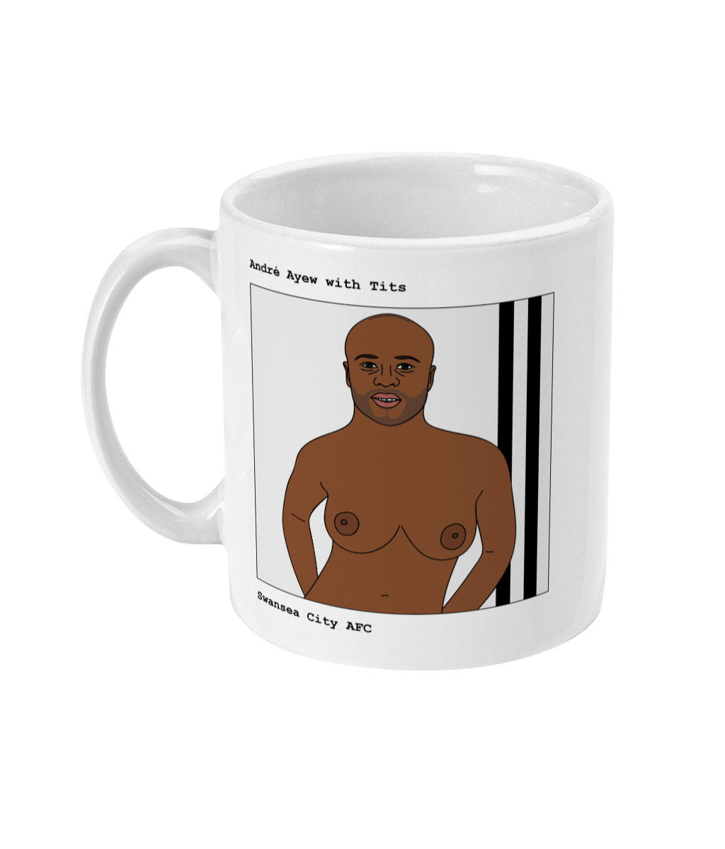 André Ayew with Tits - Footballers with Tits