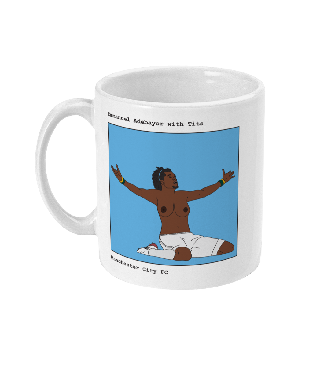 Emmanuel Adebayor with Tits