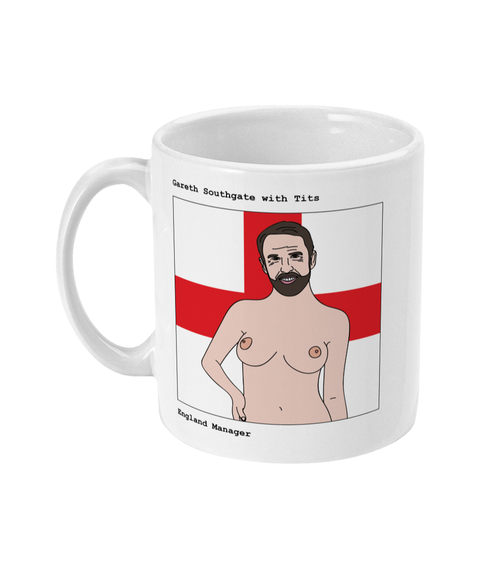 Gareth Southgate with Tits - Footballers with Tits