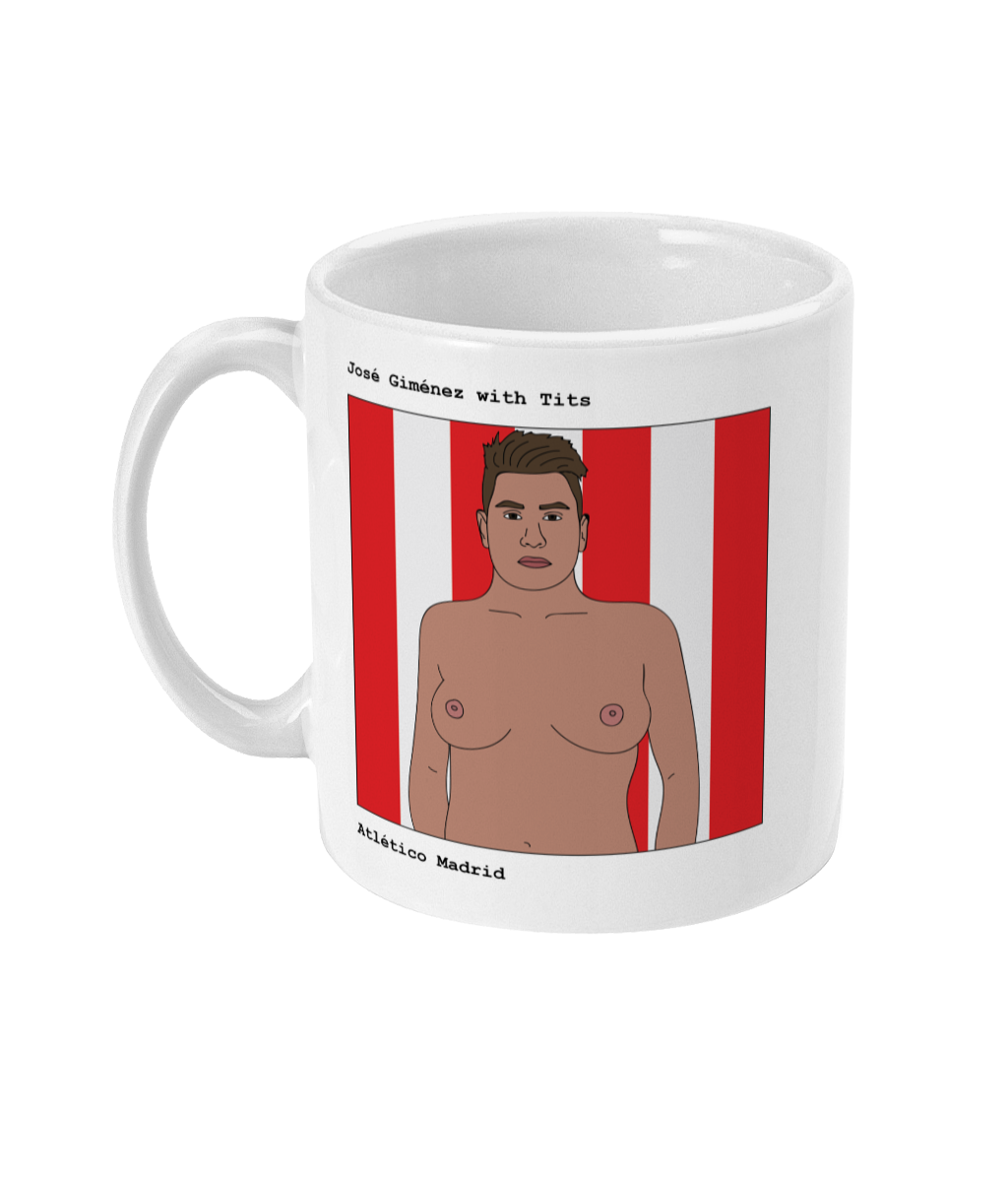 José Giménez with Tits - Footballers with Tits