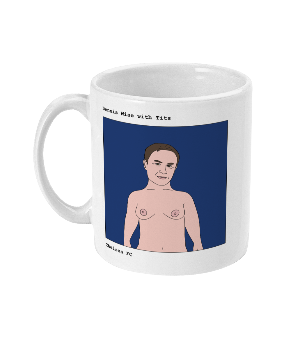 Dennis Wise with Tits - Footballers with Tits