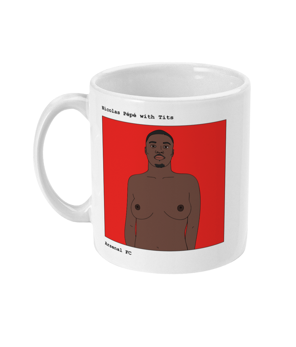 Nicolas Pépé with Tits - Footballers with Tits
