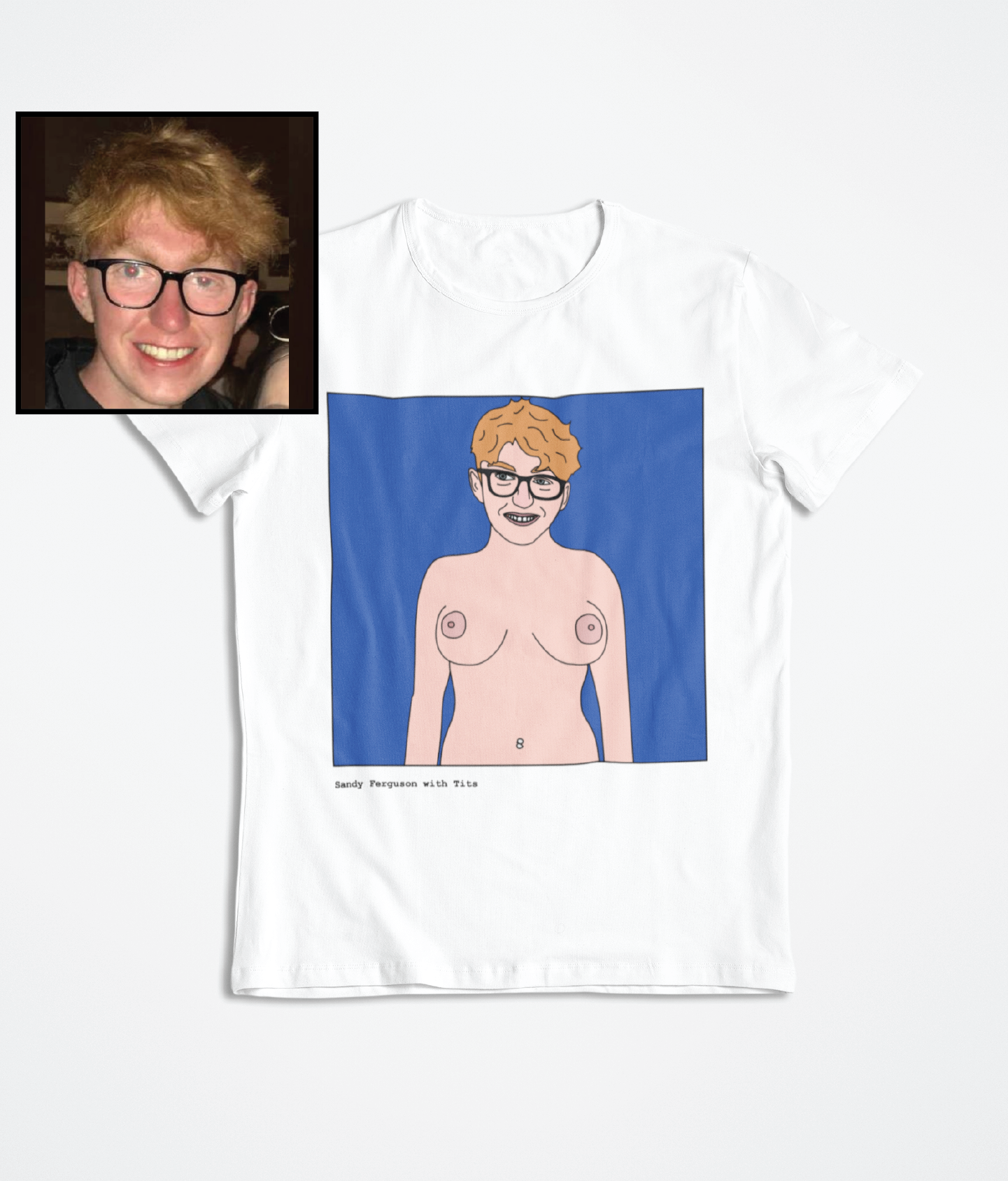 Custom Tits T-Shirt - Footballers with Tits