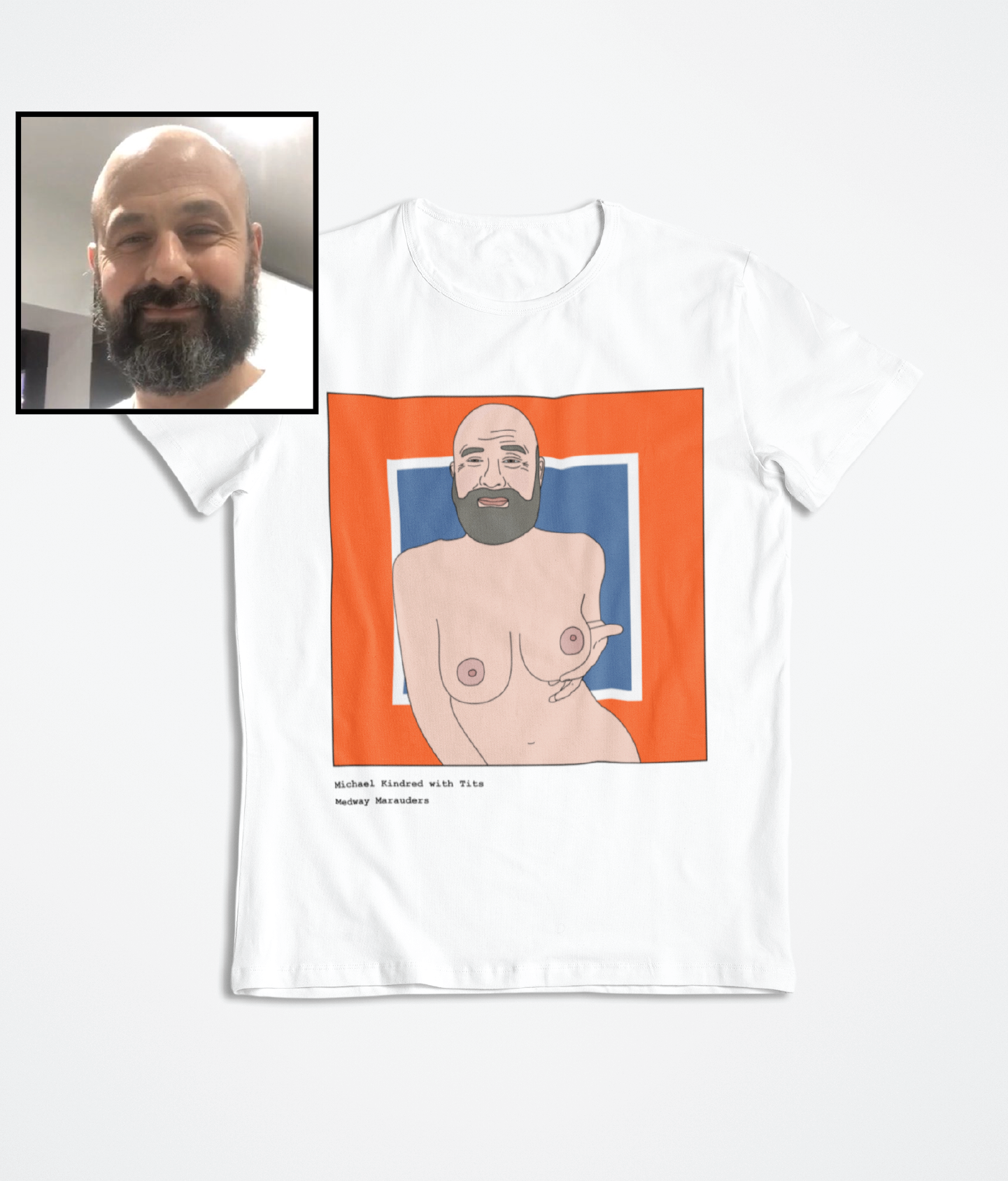 Custom Tits T-Shirt - Footballers with Tits
