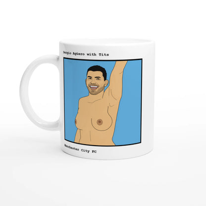 Funny Sergio Aguero Mug by Footballerswith