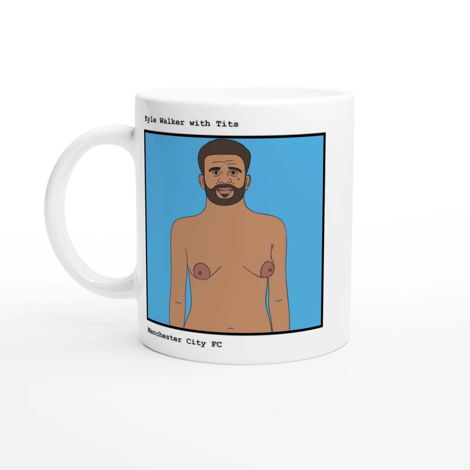 Funny Kyle Walker Mug by Footballerswith