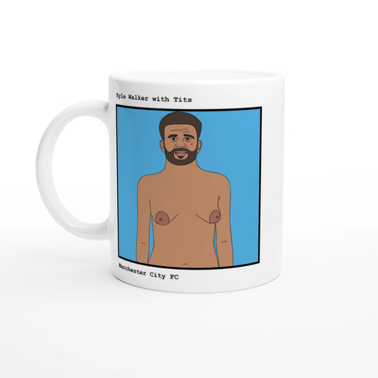Funny Kyle Walker Mug by Footballerswith