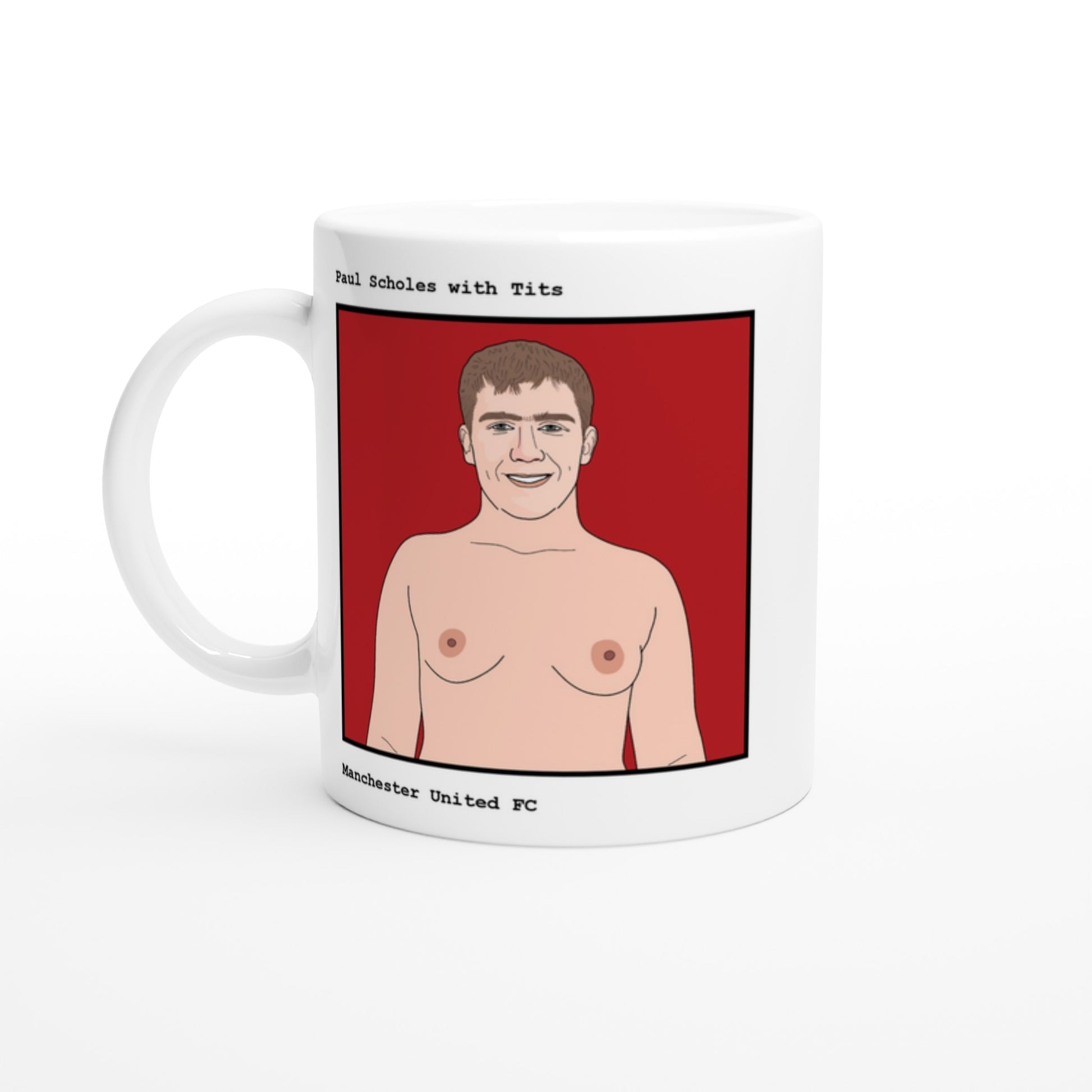 Funny Paul Scholes Mug by Footballerswith