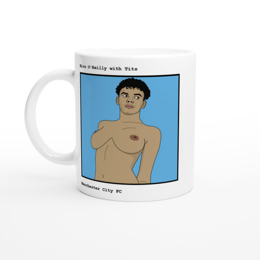 Funny Nico O'Reilly Mug by Footballerswith