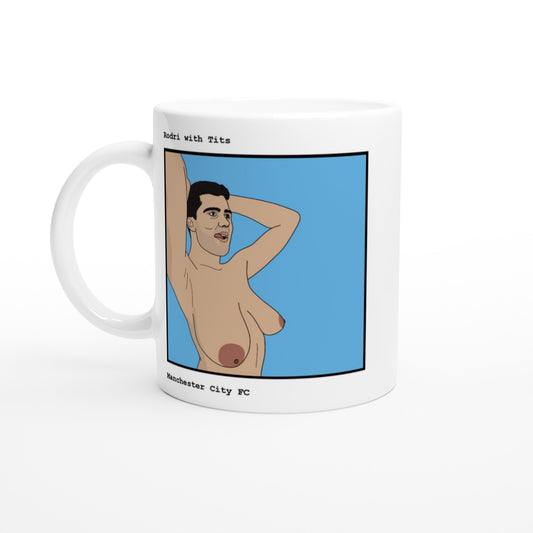 Funny Rodri Mug by Footballerswith