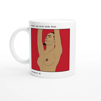 Funny Virgil van Dijk Mug by Footballerswith