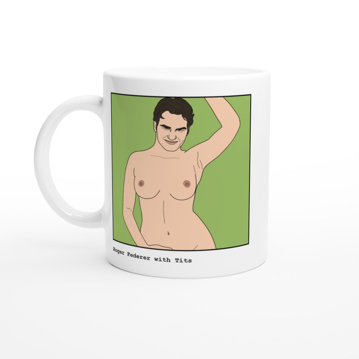 Funny Roger Federer Mug by Footballerswith