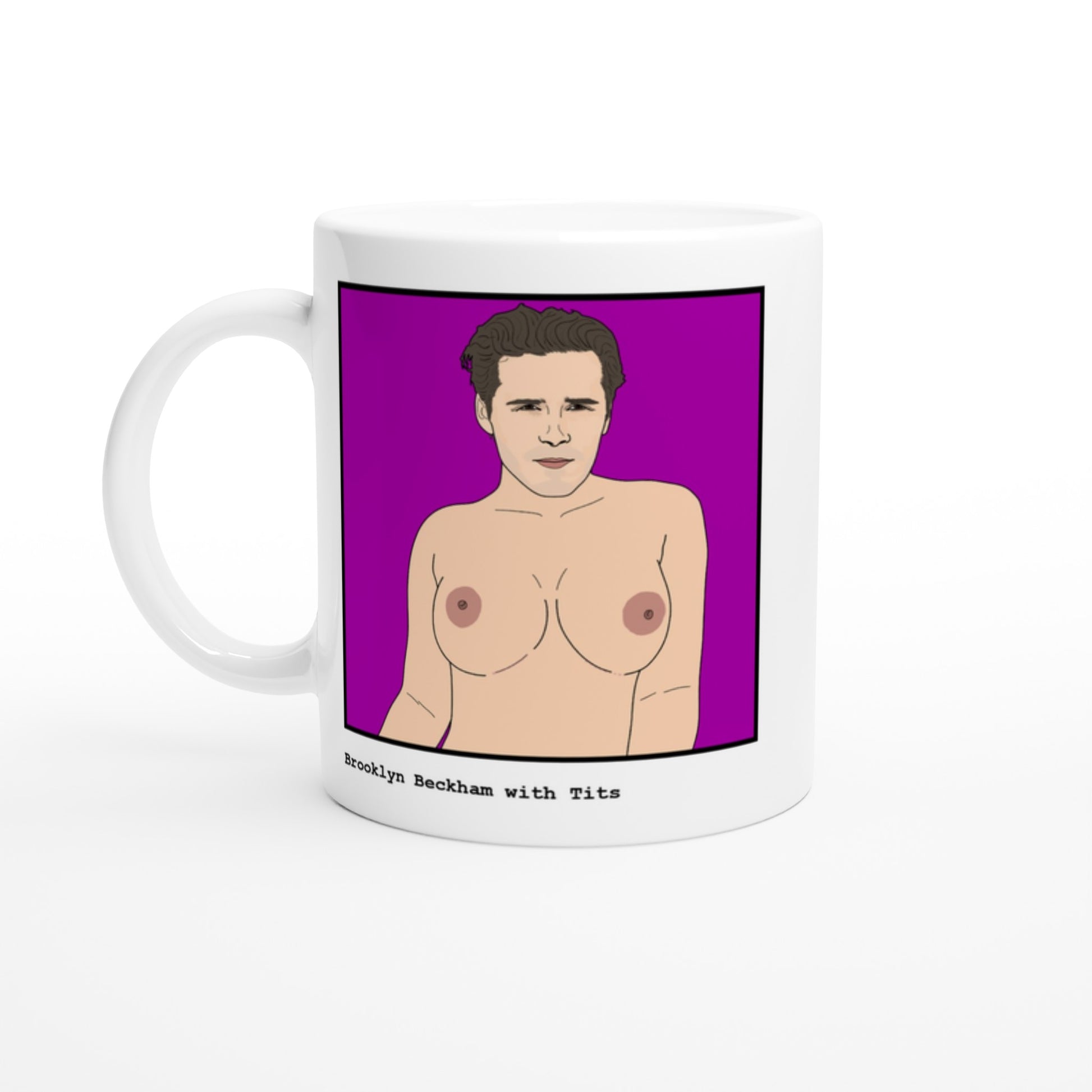 Funny Brooklyn Beckham Mug by Footballerswith