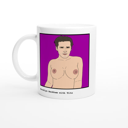 Funny Brooklyn Beckham Mug by Footballerswith