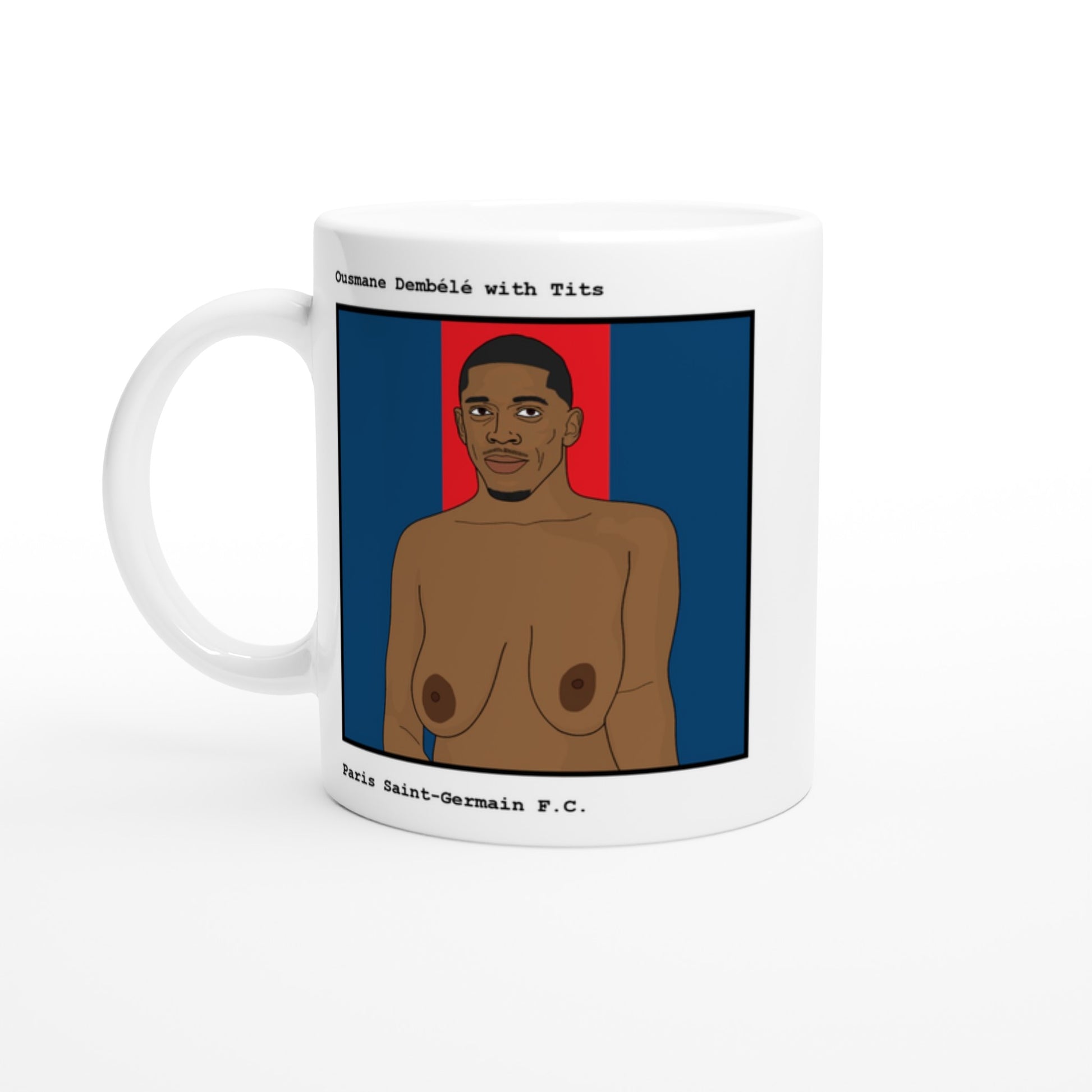 Funny Ousmane Dembélé Mug by Footballerswith