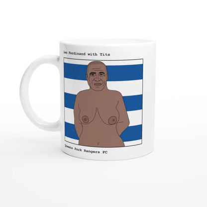 Funny Les Ferdinand Mug by Footballerswith