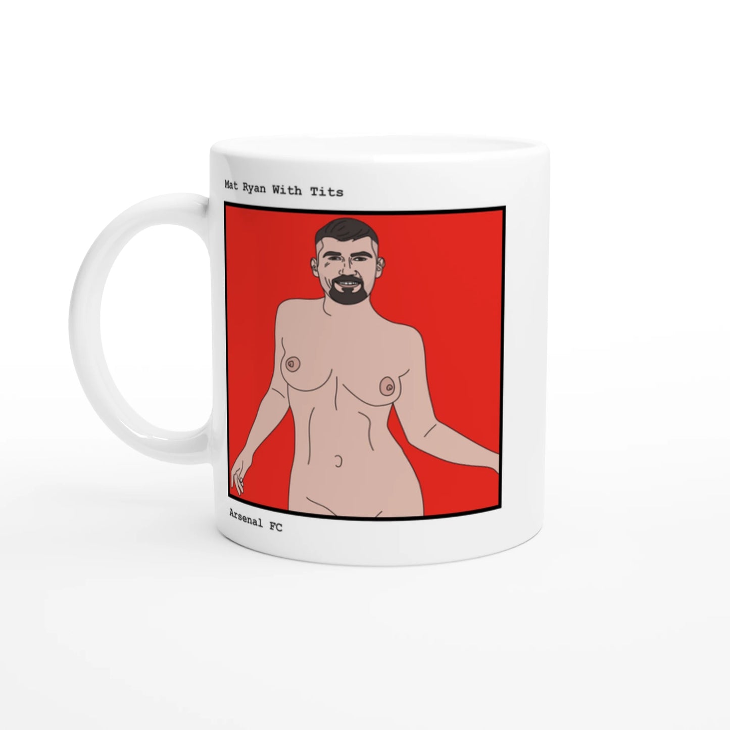 Funny Mat Ryan Mug by Footballerswith