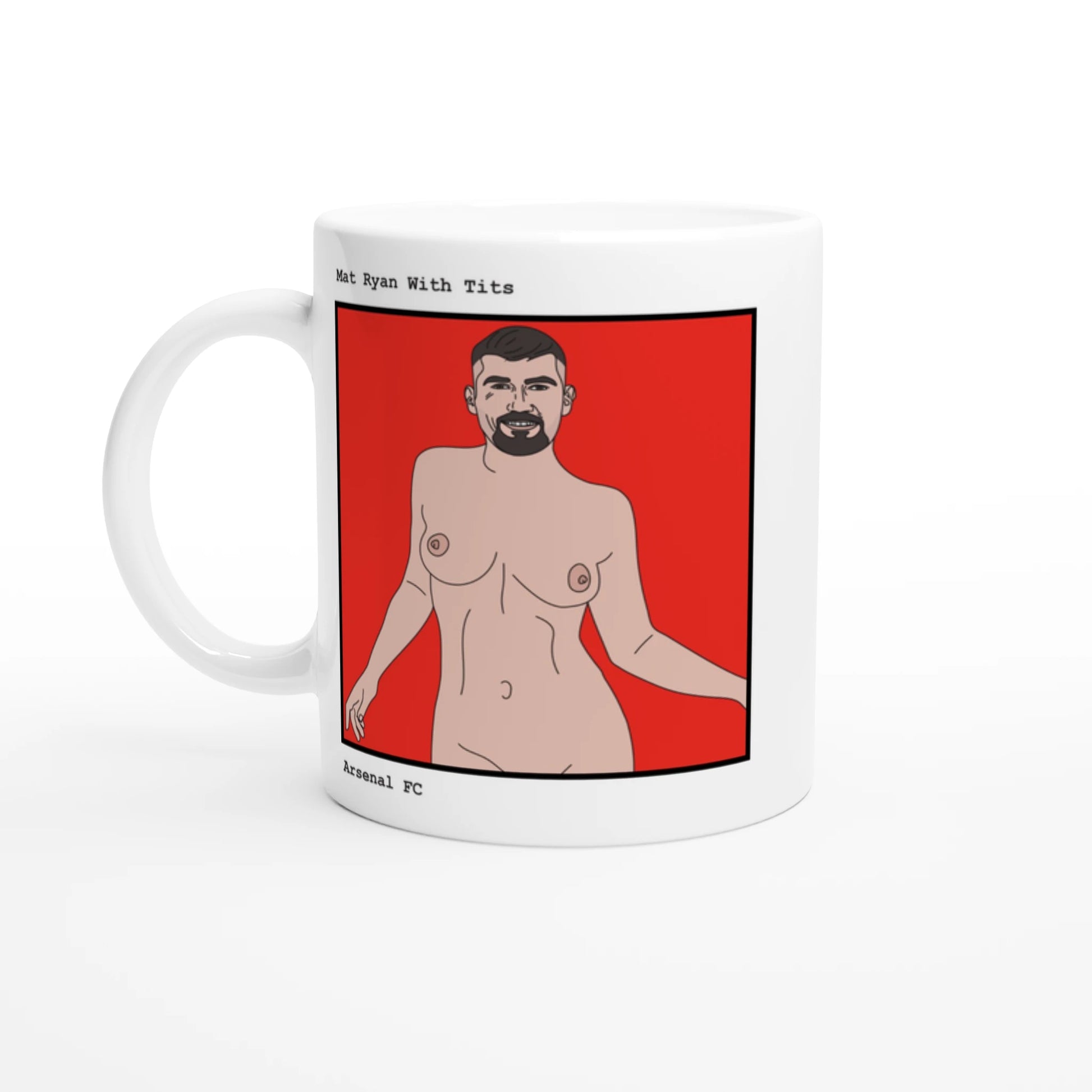 Funny Mat Ryan Mug by Footballerswith