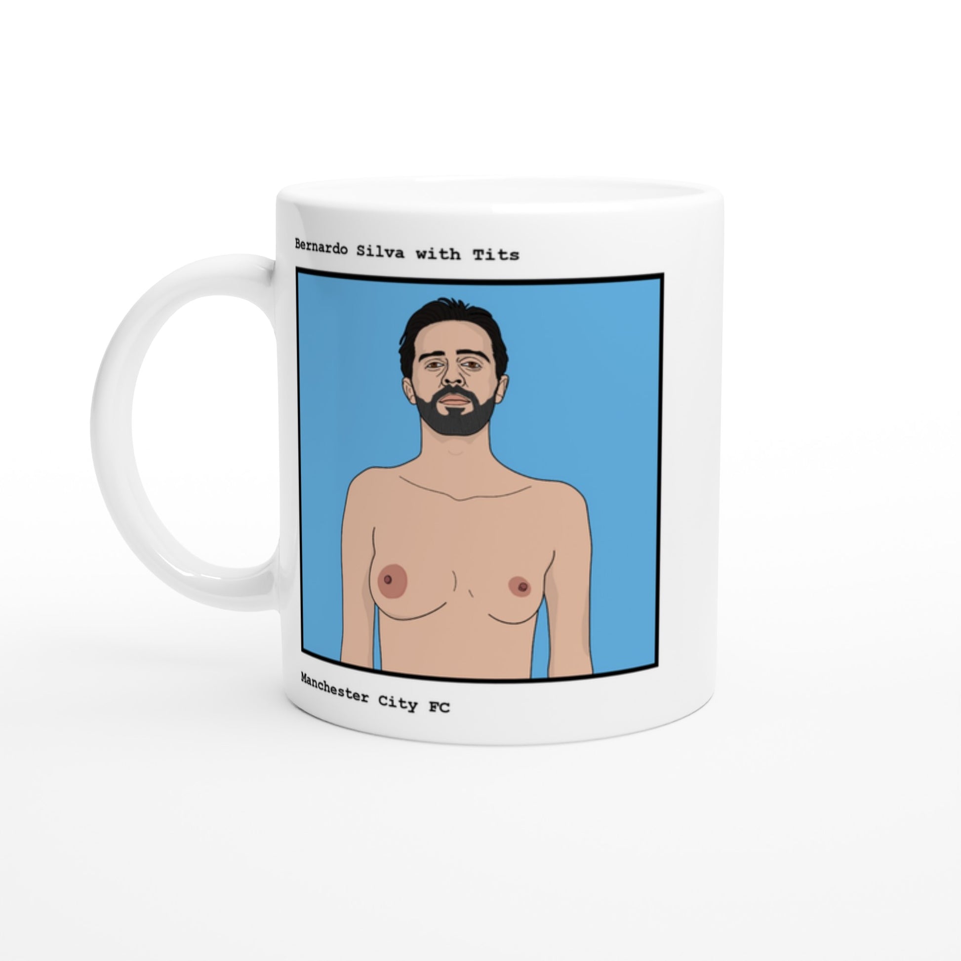 Funny Bernardo Silva Mug by Footballerswith