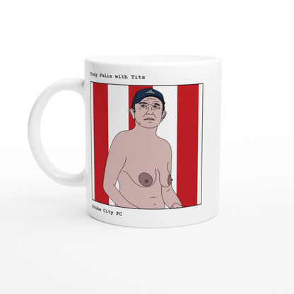 Funny Tony Pulis Mug by Footballerswith